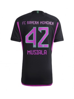 Bayern Munich Jamal Musiala #42 Auswärtstrikot 2023-24 Kurzarm